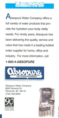 Absopure Flyer